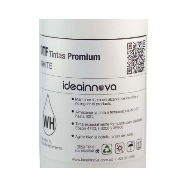 Encre blanche DTF 1L - Qualité premium